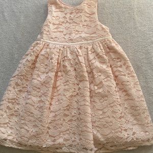 Light Pink Floral Lace 24M Toddler Dress